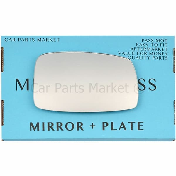 For TVR Tuscan 98-06 Right Driver Side Wing Mirror Glass with Plate
