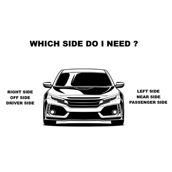 Right Driver Side Wing Mirror Glass For Toyota Avensis 2015-2019 Plate