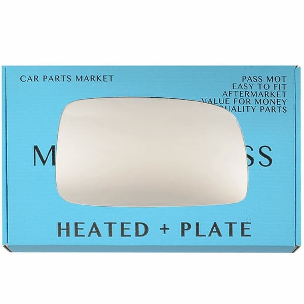 Driver RHS Side Flat Heated + Plate Wing Mirror Glass For TOYOTA COROLLA 04-07