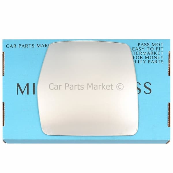 Right Driver Side Flat Wing Mirror Glass For Fiat Scudo Van 96-06 Heated +Plate