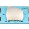 Miniatyrbillede 1 af 2: Right Driver Side Flat Wing Mirror Glass For Dacia Logan MCV 2013-2020 +Plate