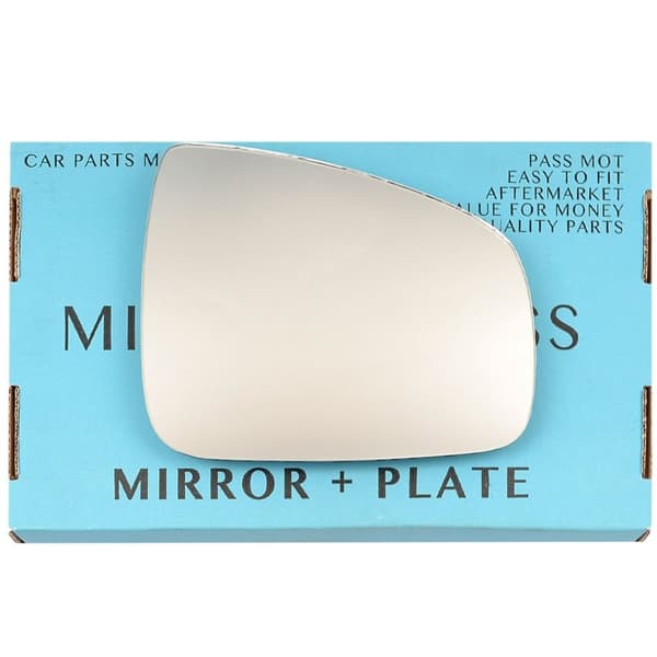 Right Driver Side Flat Wing Mirror Glass For Dacia Logan MCV 2013-2020 +Plate