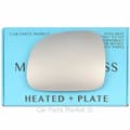 Miniatyrbillede 1 af 2: For Fiat 500L 12-23 Left Passenger Flat Electric Wing Mirror Glass with Plate