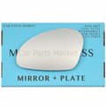 Miniatyrbilde 1 av 2: For Seat Toledo 03-09 Left Passenger Side Wing Mirror Glass with Plate