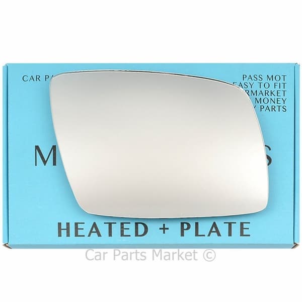 Right Driver Side Flat Mirror Glass For Fiat Freemont 2011-2015 Heated +Plate