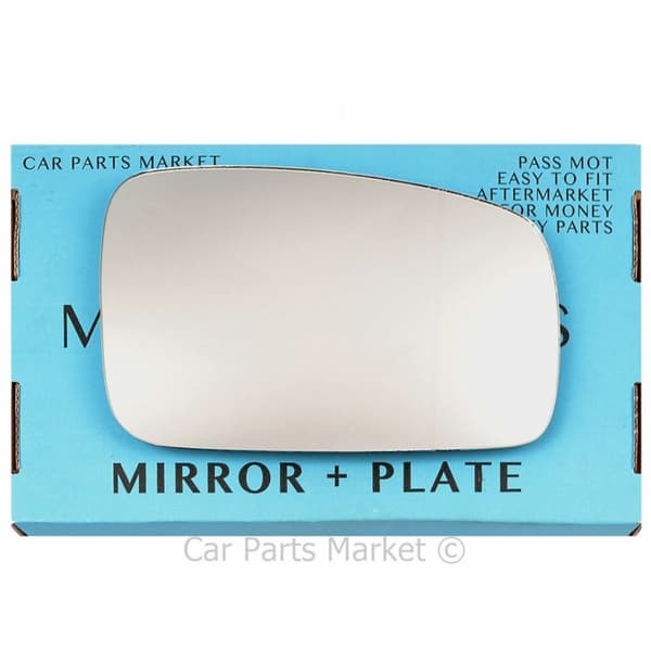Right Driver Side Flat Wing Door Mirror Glass For Kia Sorento 2002-2009 + Plate