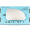 Miniatyrbilde 1 av 2: Right Driver Side Flat Wing Door Mirror Glass For Kia Rio 2003-2005 + Plate