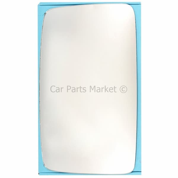 Left Side Flat Wing Mirror Glass For Citroen Relay Jumper 1994-99 Heated + Plate