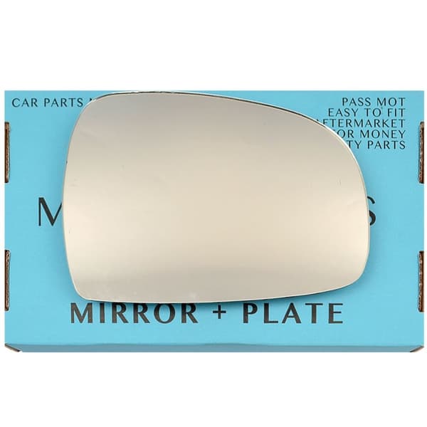 For Hyundai Matrix 07-10 Right Driver Side Flat Wing Mirror Glass with Plate