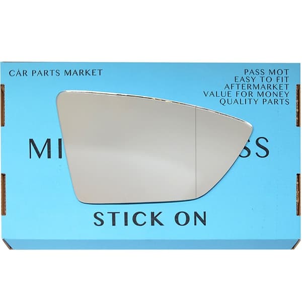Right Driver Side Wide Angle Wing Mirror Glass For Seat Ibiza 2017-2023