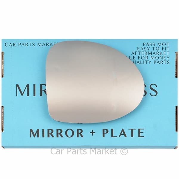 Right Driver Side Wing Mirror Glass For Renault TWingo 2007-2010 +Plate