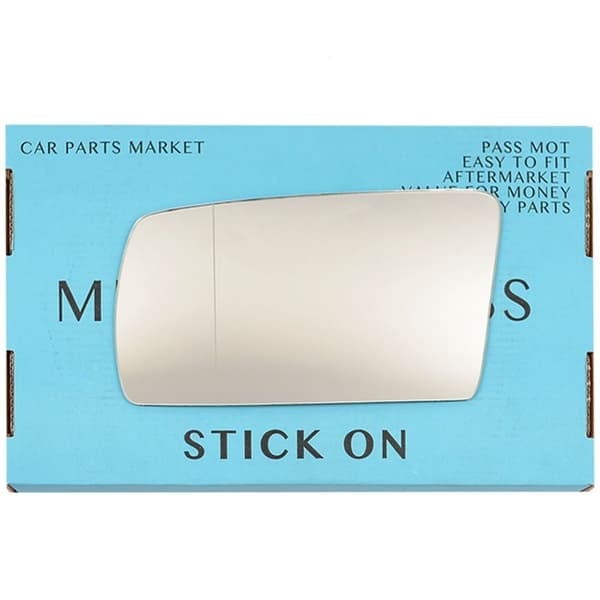 Left Passenger Side Wide Angle Mirror Glass For Saab 9000 1984-1998
