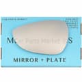 Miniatyrbillede 1 af 2: For Ford Fiesta 08-17 Left Passenger Side Flat Wing Mirror Glass with Plate