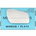 Miniatyrbillede 1 af 2: Right Driver Side Flat Wing Door Mirror Glass For Ford C-Max 2003-2009 +Plate