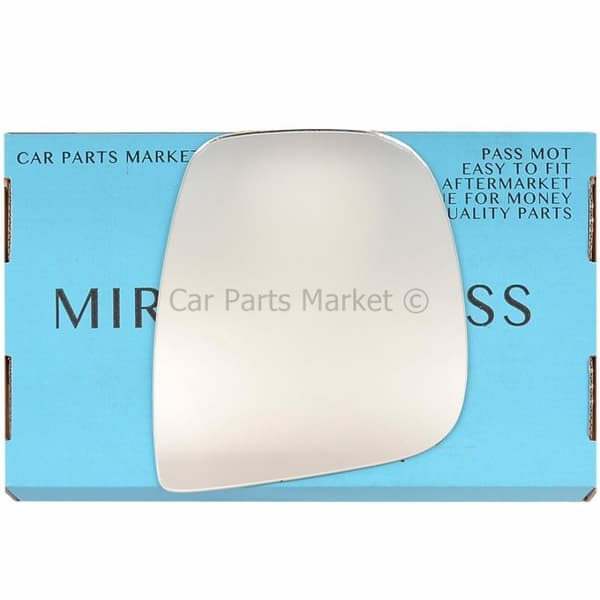 Right Driver Side Wing Mirror Glass For Peugeot Traveller 2016-2020 Plate