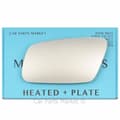 Miniatyrbillede 1 af 2: For Audi A4 99-01 Left Side Flat Electric Wing Door Mirror Glass with Plate