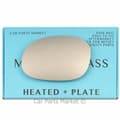 Miniatyrbillede 1 af 2: For Peugeot 1007 05-08 Left Passenger Flat Electric Wing Mirror Glass with Plate