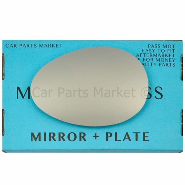 Left Passenger Side Mirror Glass For Mini One Cooper 2006-2013 hatchback +Plate