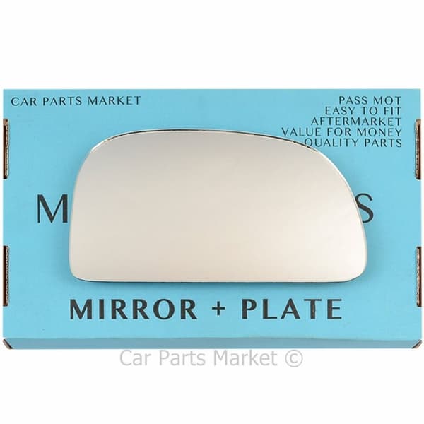 Right Side Wing Mirror Glass For Mitsubishi Space Star 1998-2005 + Plate
