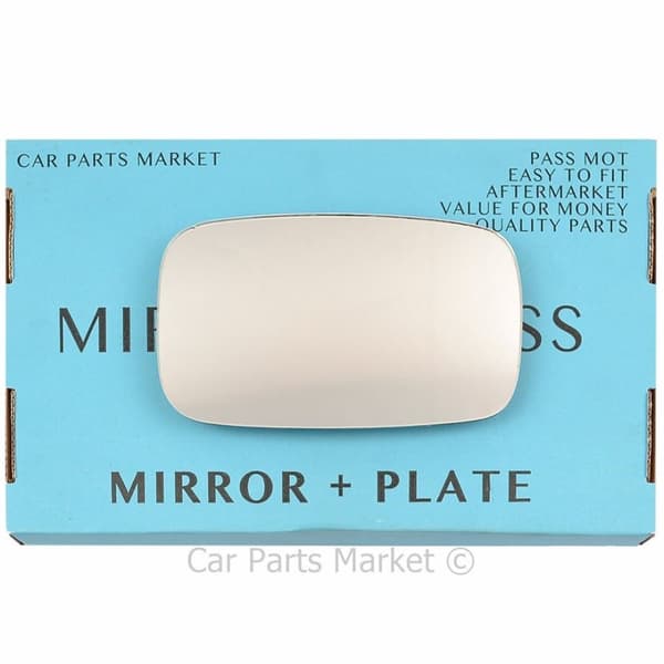 For MG TF 2002-2005 Right Side Door Wing Mirror Glass Driver + Plate