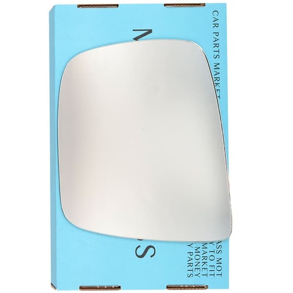 Left Passenger Side Flat Wing Mirror Glass For Nissan NV200 10-23 Heated + Plate