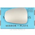Miniatyrbillede 1 af 2: Left Passenger Side Flat Wing Door Mirror Glass For Alfa Romeo 159 05-11 + Plate