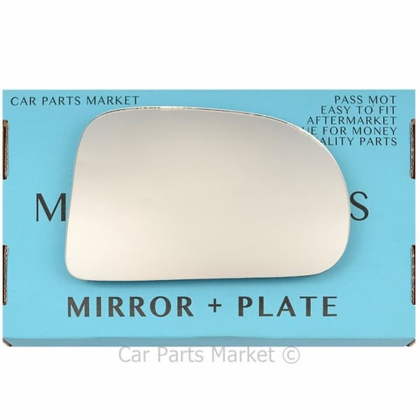 For Hyundai Atos Atoz Amica 97-08 Right Driver Side Wing Mirror Glass with Plate