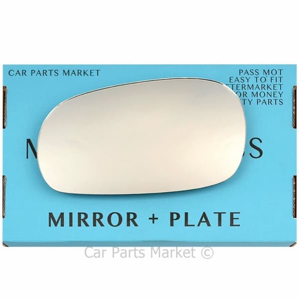For Hyundai Sonata 95-98 Left Passenger Side Wing Mirror Glass with Plate