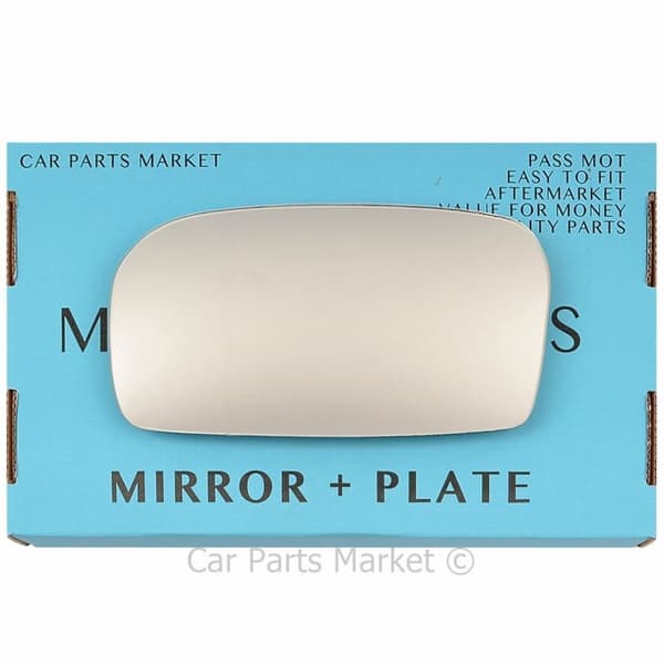 Left Passenger Side Wing Door Mirror Glass For Honda Stream 2001-2005 + Plate