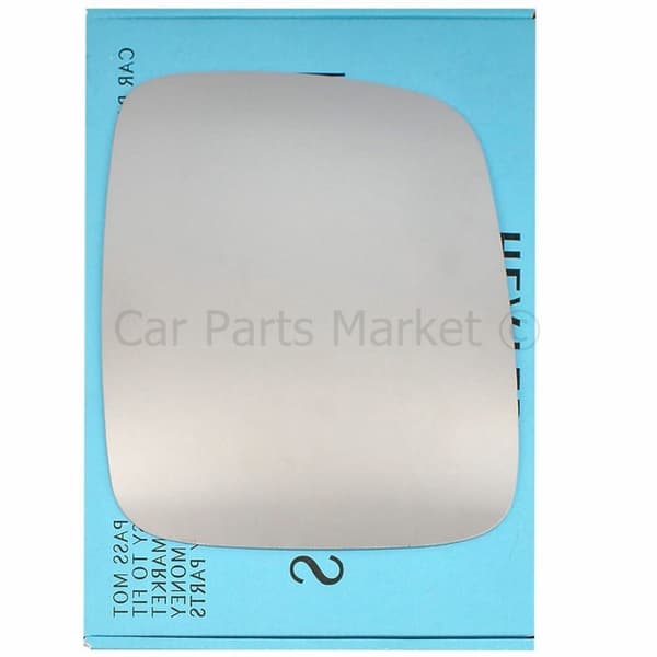 Right Side Flat Wing Mirror Glass For Vw transporter T4 LHD 90-03 + Plate
