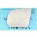 Miniatyrbilde 1 av 2: For Mercedes ML W164 2008-2011 Left Side Flat Electric Wing Mirror Glass +Plate