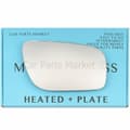 Miniatyrbillede 1 af 2: For Mercedes E-Class W211 2006-09 Right Side Flat Electric Mirror Glass +Plate