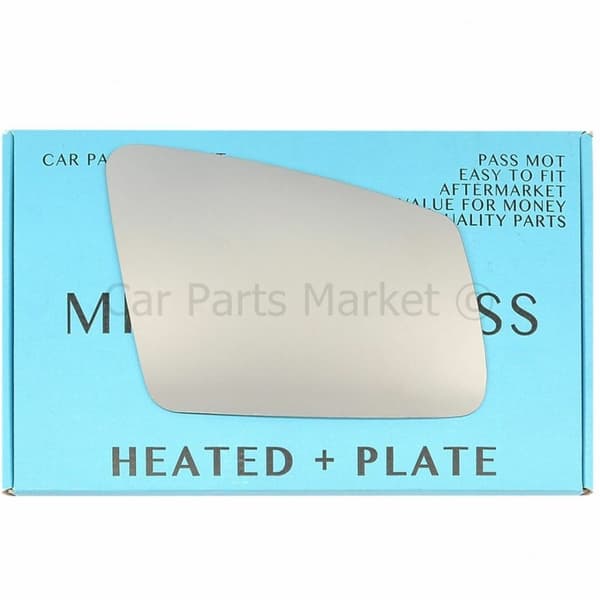 For Mercedes C-Class Coupe 2011-2015 Right Side Flat Mirror Glass +Plate