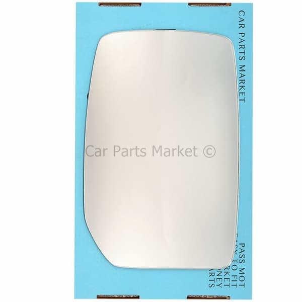 Right Driver Side Flat Mirror Glass For Ford Transit Tourneo 2000-14 heat +Plate