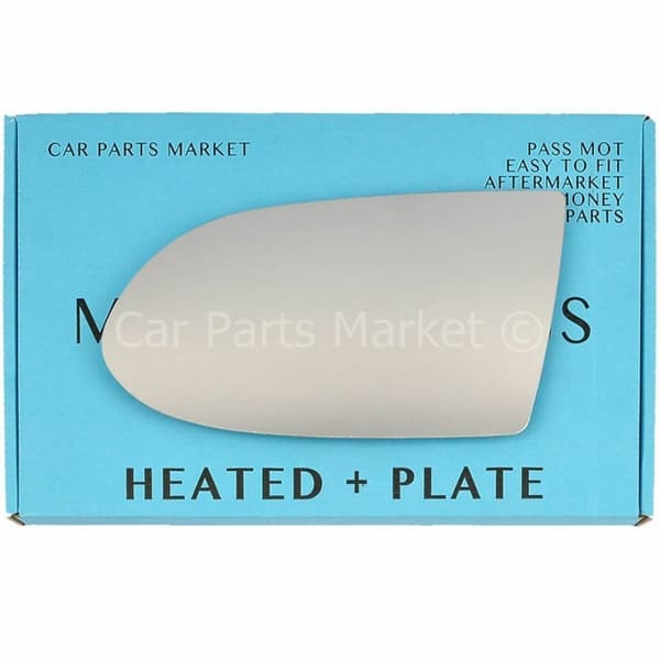 For Vauxhall Zafira A 99-05 Left Passenger Electric Wing Mirror Glass with Plate