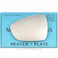 Miniatyrbillede 1 af 2: Left Side Wing Door Mirror Glass For Peugeot 508 2011-2018 Heated + Plate