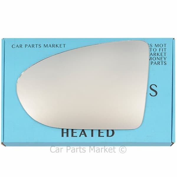 Left Passenger Side Flat Wing Mirror Glass For Nissan Qashqai 2006-2013 Heated