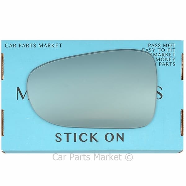 For Seat Alhambra 96-98 Left Passenger Side Flat Blue Wing Mirror Glass