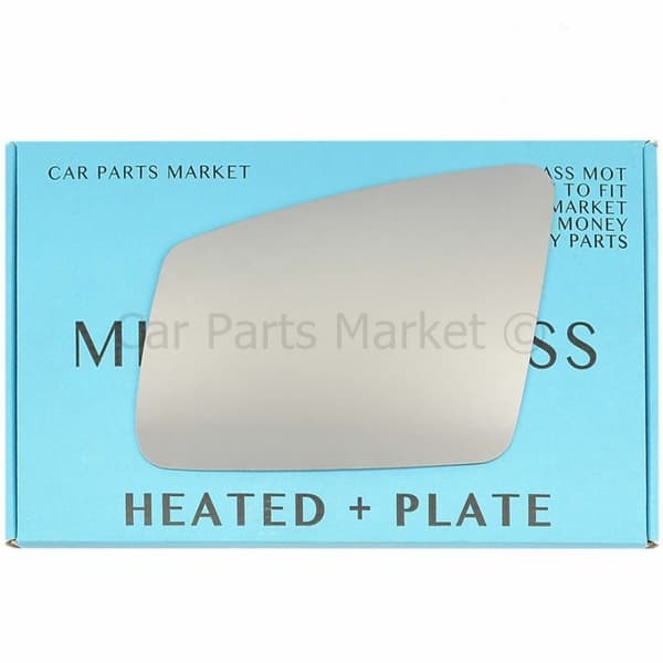 For Mercedes C-Class Coupe 2011-2015 Left Side Electric Wing Mirror Glass +Plate