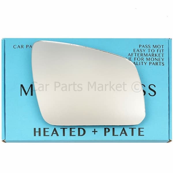 For Mercedes C-Class W204 07-08 Right Side Electric Wing Mirror Glass +Plate