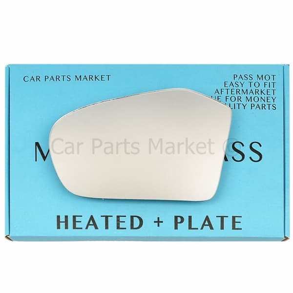 For Mercedes B-Class W245 2005-2008 Left Side Electric Wing Mirror Glass +Plate