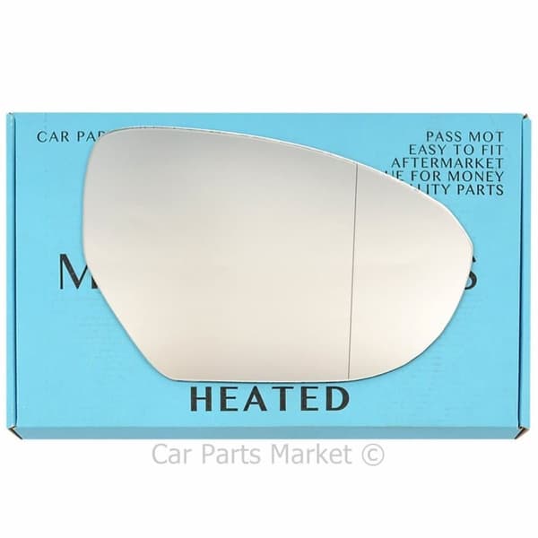 Right Driver Side Wide Angle Wing Mirror Glass For Suzuki Kizashi 2010-14 Heated