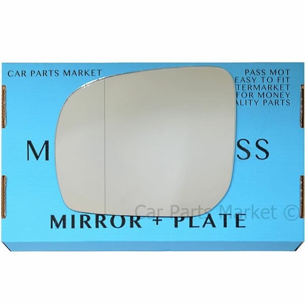 Left Side Wide Angle Wing Door Mirror Glass For Subaru Forester 2011-2013 +Plate