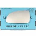 Miniatyrbillede 1 af 2: For Hyundai Accent 00-03 Left Passenger Side Aspheric Wing Mirror Glass w/ Plate