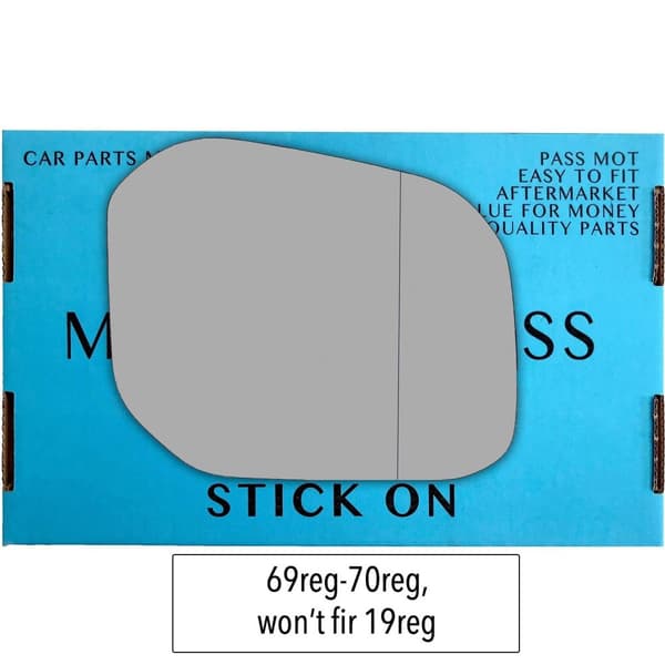 Right Side Wide Angle Wing Mirror Glass For VW Caddy 19-20 69reg-70reg
