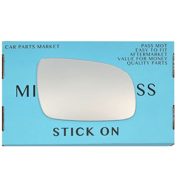 Right Side Wing Mirror Glass For Vw polo 00-02 Heated +Plate