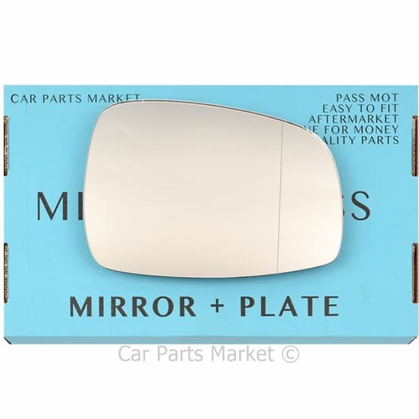 Right Driver Side Wide Angle Wing Mirror Glass For Suzuki Swift 2004-2010 +Plate