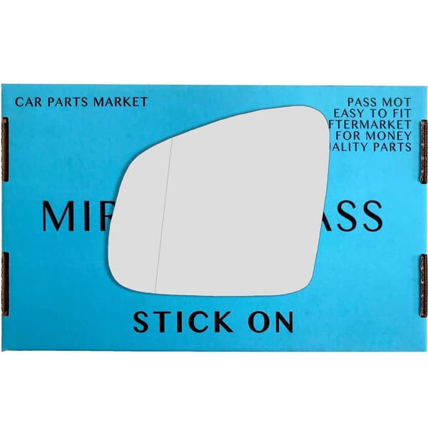 Left Passenger Side Wide Angle Mirror Glass For Smart Fortwo Forfour 2014-2023