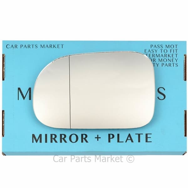 Left Side Wide Angle Wing Door Mirror Glass For Suzuki Swift 1989-1996 + Plate