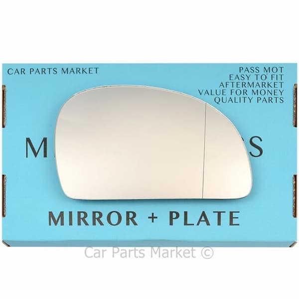 For Hyundai Accent 03-05 Right Driver Side Aspheric Wing Mirror Glass with Plate